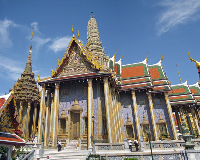 Bangkok City Tempel mit Grand Palace, Thailand