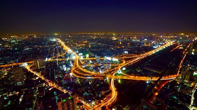 Dinner im 
Baiyoke Sky Restaurant
, Thailand