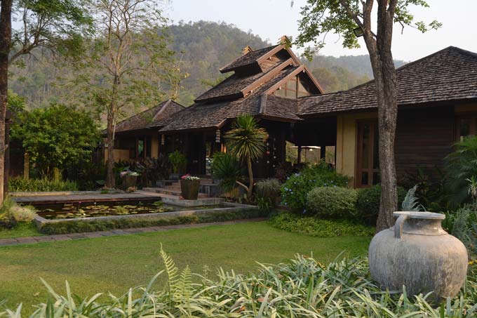 Familiendinner im Lanna House, Thailand