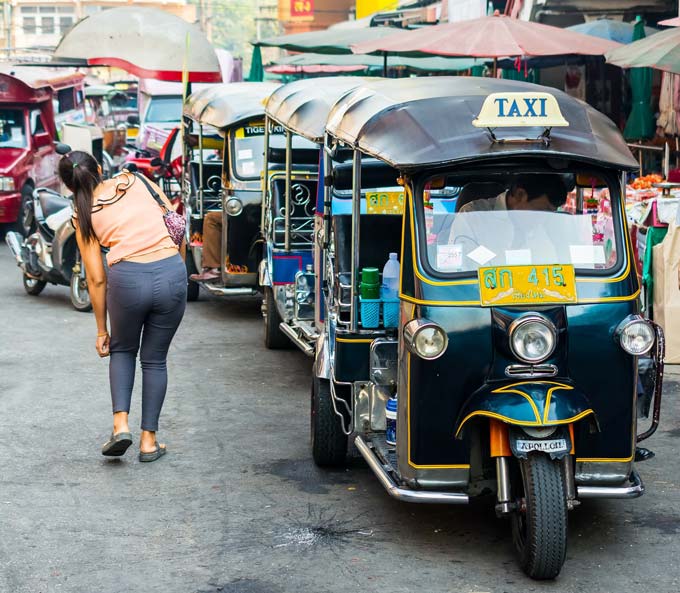 Landschaftliches Chiang Mai
mit dem E- Bike, Thailand