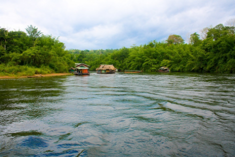 River Kwai Delight at Jungle Raft, Thailand