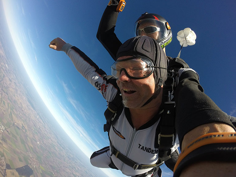 Skydiving über Bantayan, Philippinen