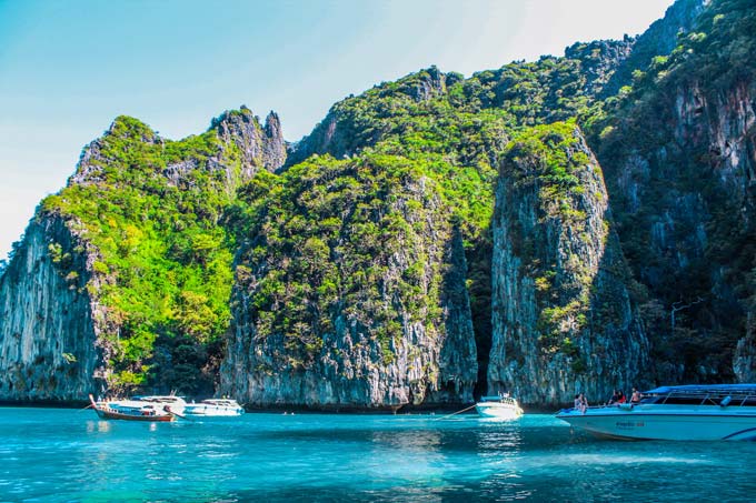Vier Inseln mit dem Speedboot, Thailand
