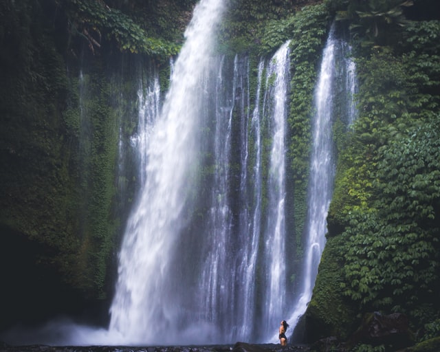 Wasserfall Sendang Gile, Indonesien