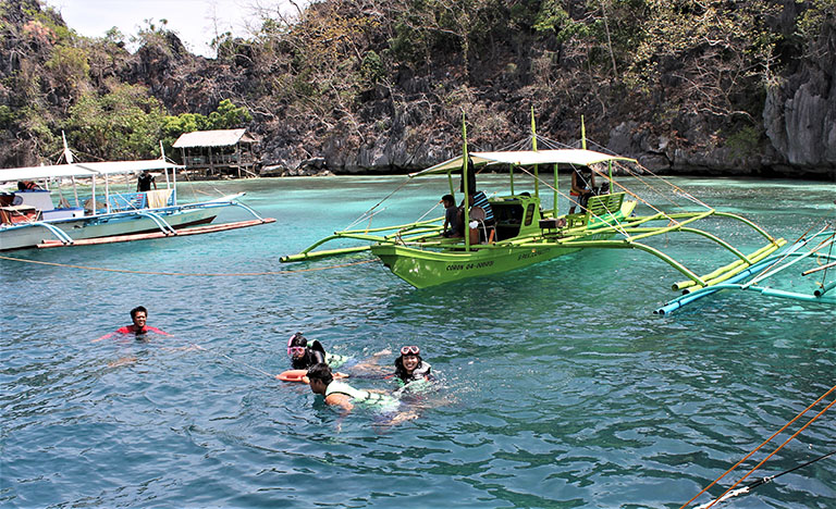 Wracktauchen in Coron, Philippinen