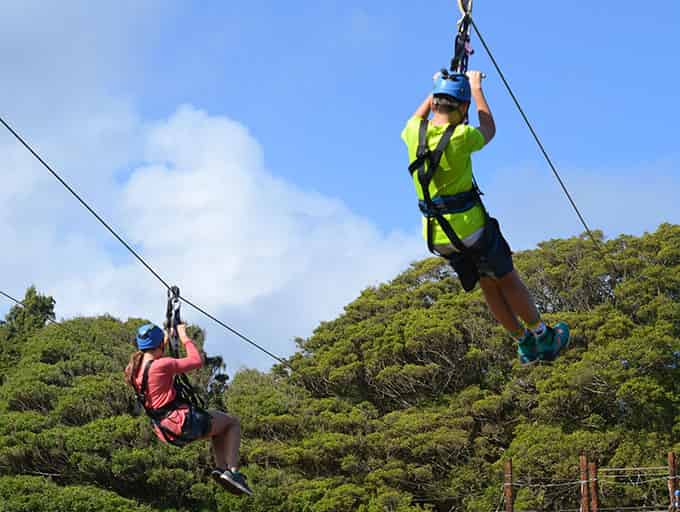 Eagle Track Ziplining Erfahrung, Thailand